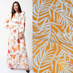 Reactive Print in Woven Fabrics